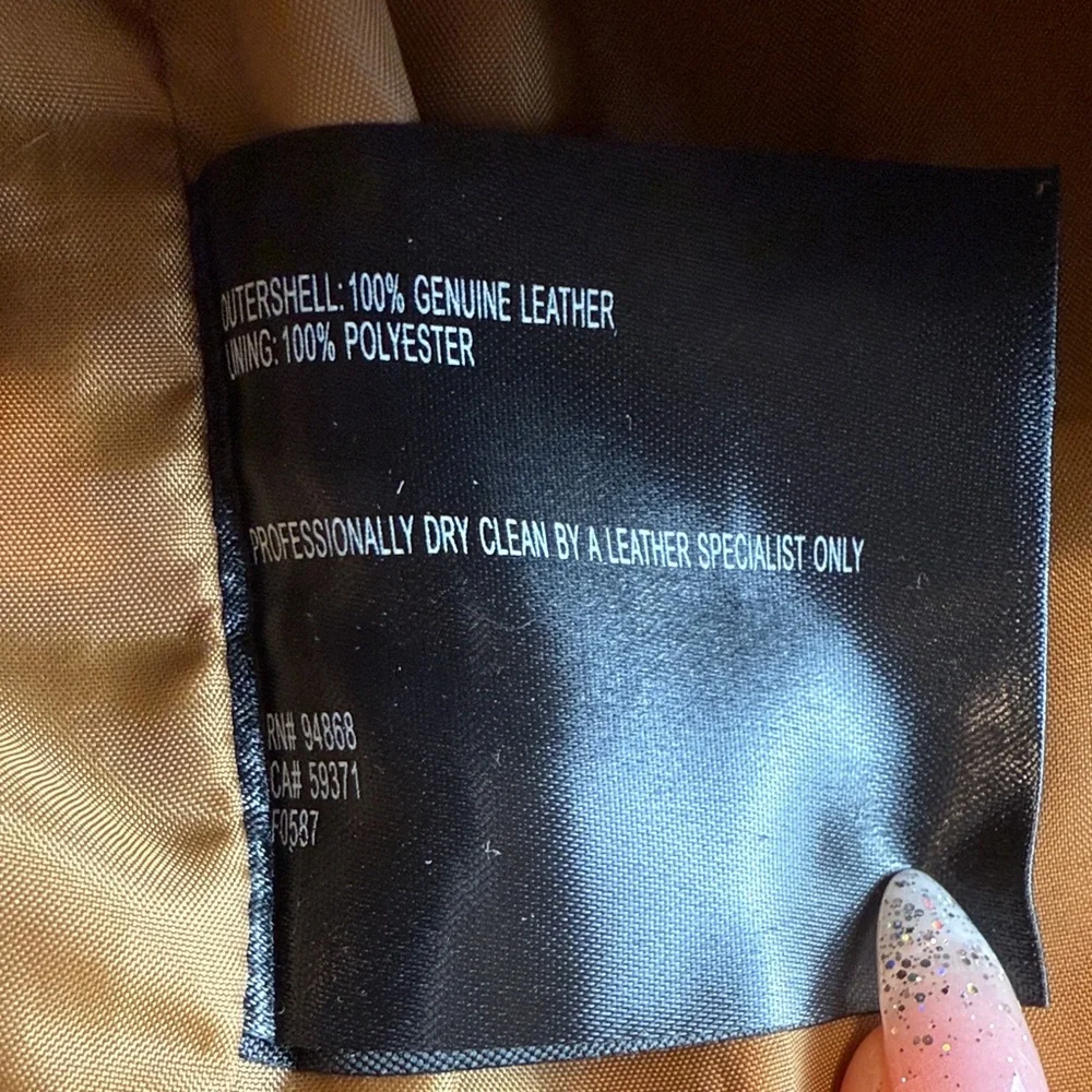 Bernardo Tan Suede Leather Jacket - Picture 12 of 16